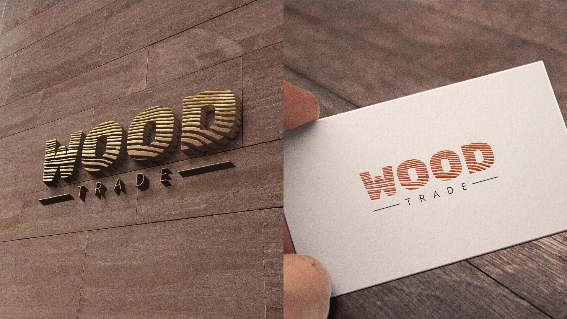 Разработка логотипа для компании «Wood Trade» в Салехарде