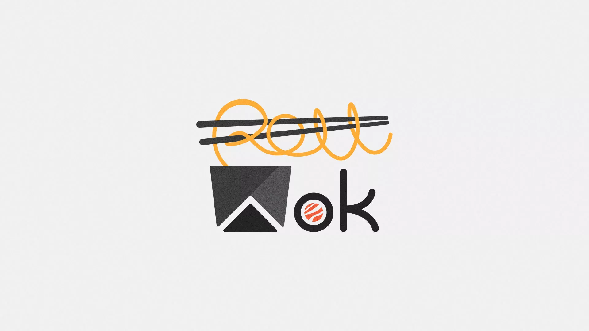 Разработка логотипа в Салехарде для суши-бара «Roll Wok Club» Разработка логотипа в Салехарде для суши-бара «Roll Wok Club»